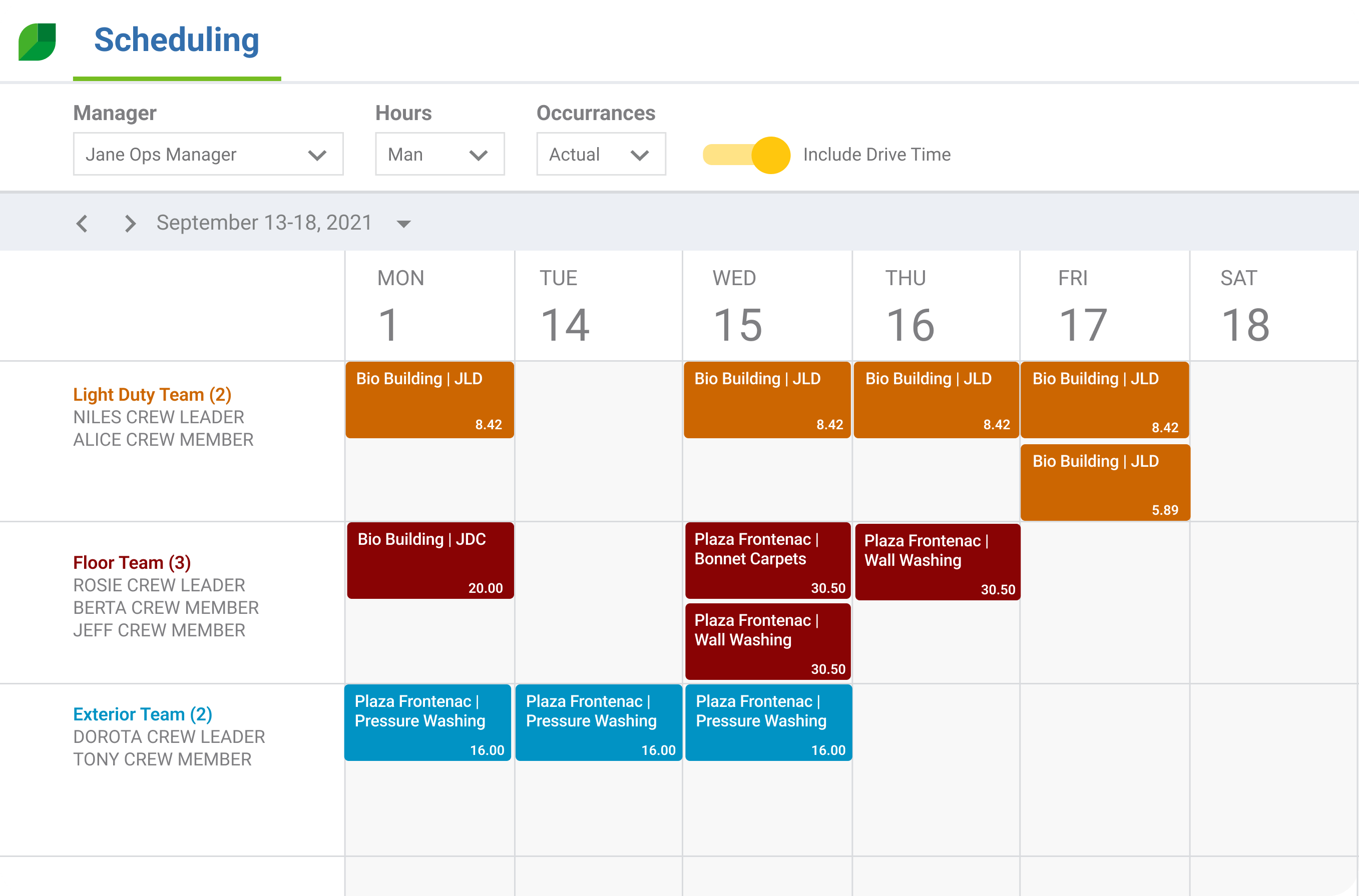 Janitorial-Scheduling